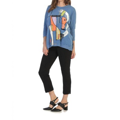 Women's Modern Art Dolman Sleeve Top - Jess & Jane