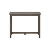 Plank+Beam Solid Wood Writing Desk, Simple Desk for Bedroom, Home Office Study Desk, 39.5" - 3 of 4