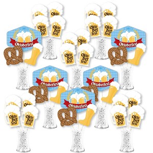 Big Dot of Happiness Oktoberfest - German Beer Festival Centerpiece Sticks - Showstopper Table Toppers - 35 Pieces - 1 of 4