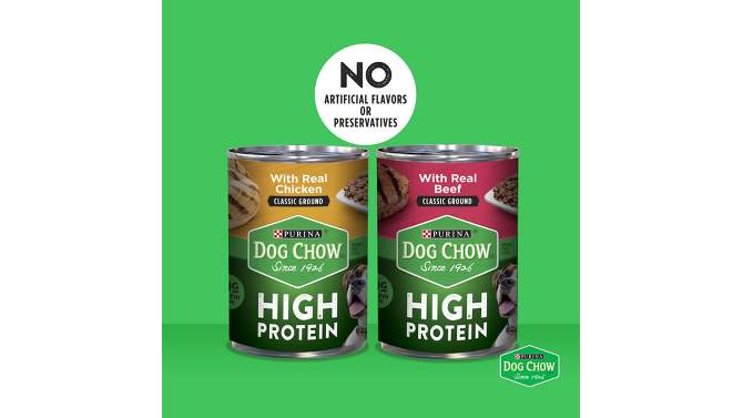 Dog Chow High Protein Classic Ground Chicken and Beef Variety Pack Wet Dog Food, 2 of 7, play video