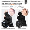 Saviland UPF80+ Professional UV Protection Gloves: Fingerless Design for Gel Manicures & Nail Lamps - 2-Pair Set (Black/White) - 4 of 4