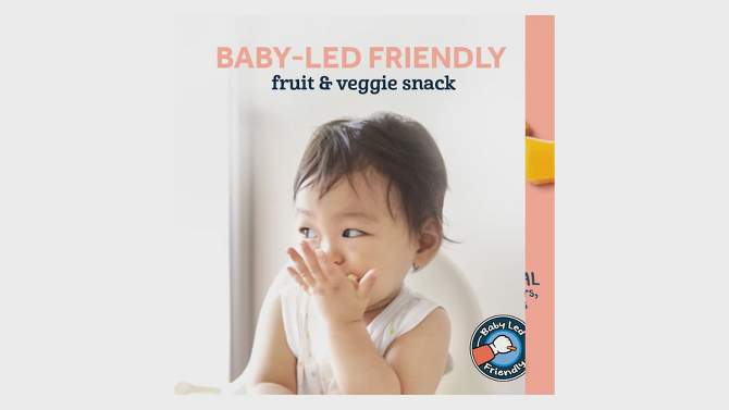 Gerber Crawler Fruit &#38; Veggie Melts Truly tropical Blend Baby Snacks - 1oz, 2 of 14, play video