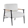 CAVINAS Modern Accent Chair with Plush Cushion,Sturdy Metal Frame,Plush Armchair for Living Room,Bedroom,Office Seating - 2 of 4