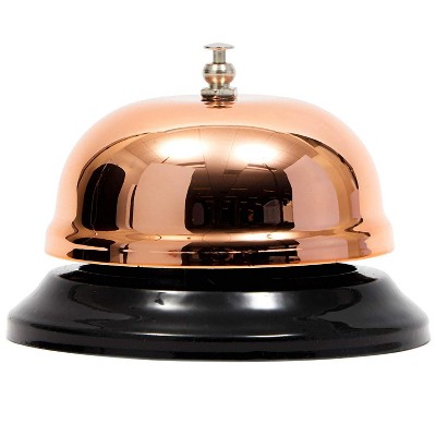 Bright Creations Service Call Bell for Elderly Patients Customer Service Reception (3.88 in, Rose Gold)