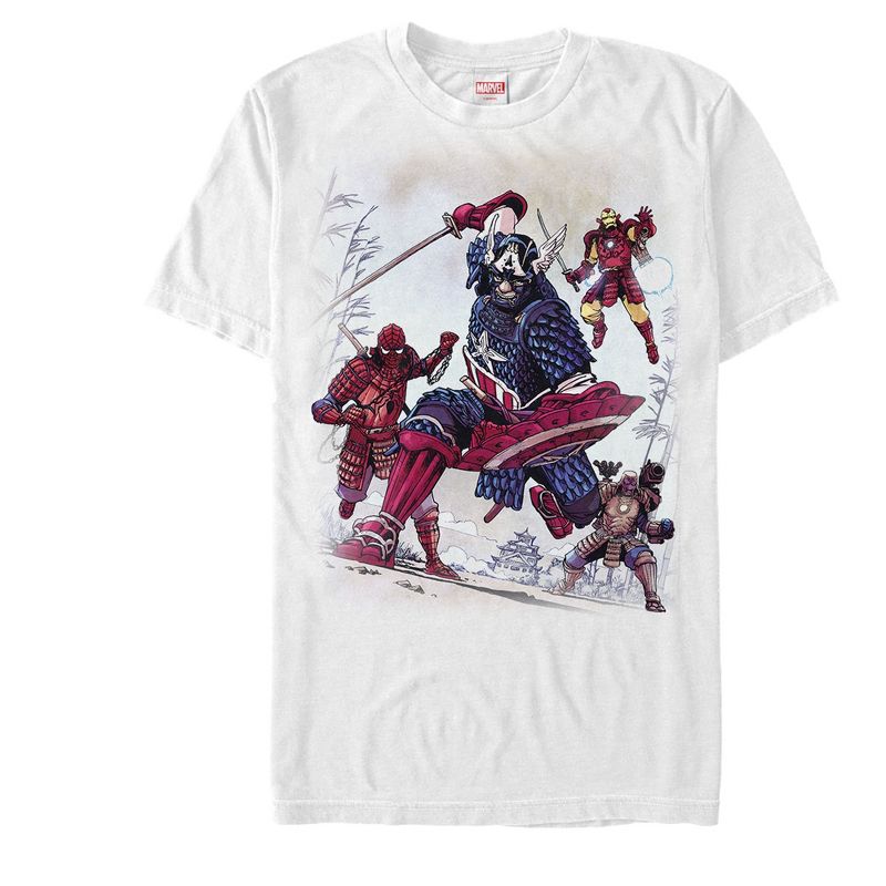 Men's Marvel Samurai Warrior Avengers T-Shirt, 1 of 5