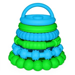 Sperric Silicone Stacking Toy – Premium Stacking Teethers - Interactive and Fun Baby Stacking Toys - Teeth Soothing for 6-12 Month - 1 of 4