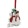 Northlight 3.5" Silver-Plated Snowmen Parents to Be Christmas Ornament with European Crystals - 4 of 4