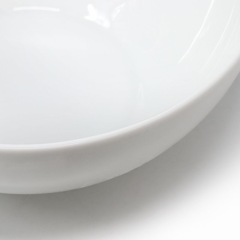 Gibson Ultra Olstead 8 Piece 5.5 Inch Tempered Opal Glass Bowl Set in White, 4 of 6