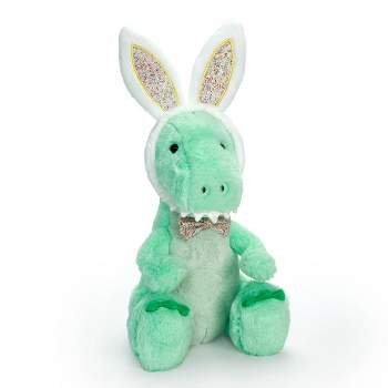 FAO Schwarz 12" T-Rex with Bunny Ears Toy Plush
