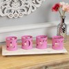Northlight Love Valentine's Day Metal Votive Candle Holders - 2.75" - Set of 4 - 3 of 4