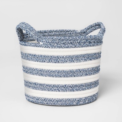 Striped Coiled Kids' Rope Basket - Pillowfort™