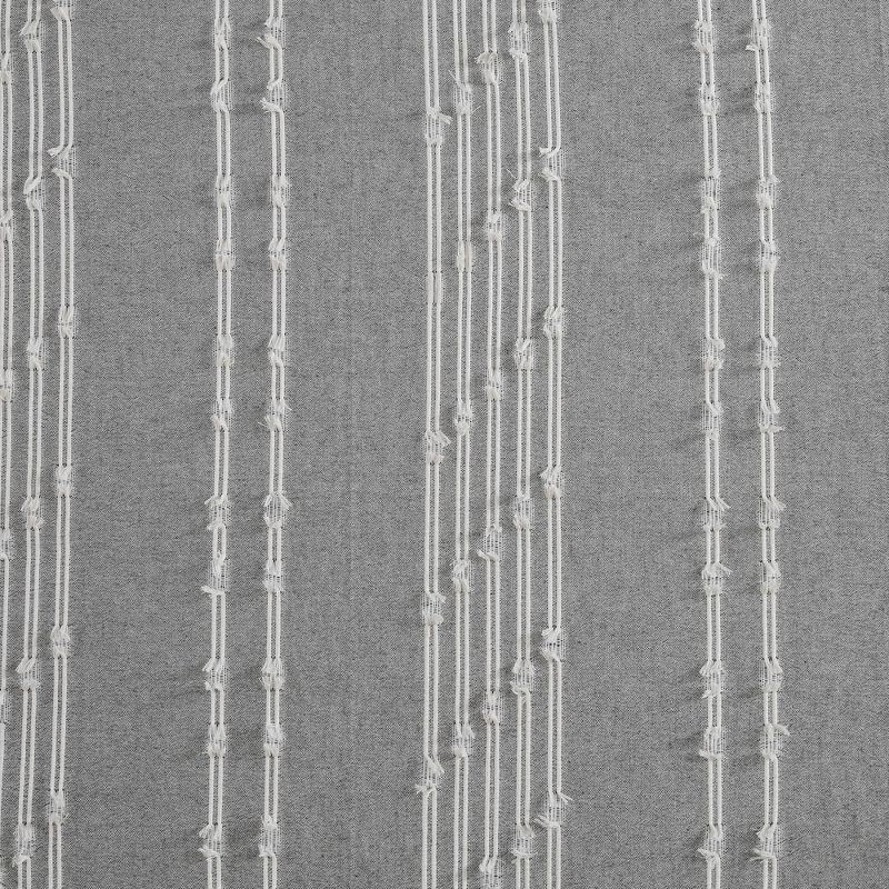 72"x72" Kara Cotton Jacquard Shower Curtain - Ink+Ivy, 4 of 7