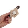 Unique Bargains Women's Fashion Wool Floral Duckbill Hair Clips 1 Pc - 4 of 4
