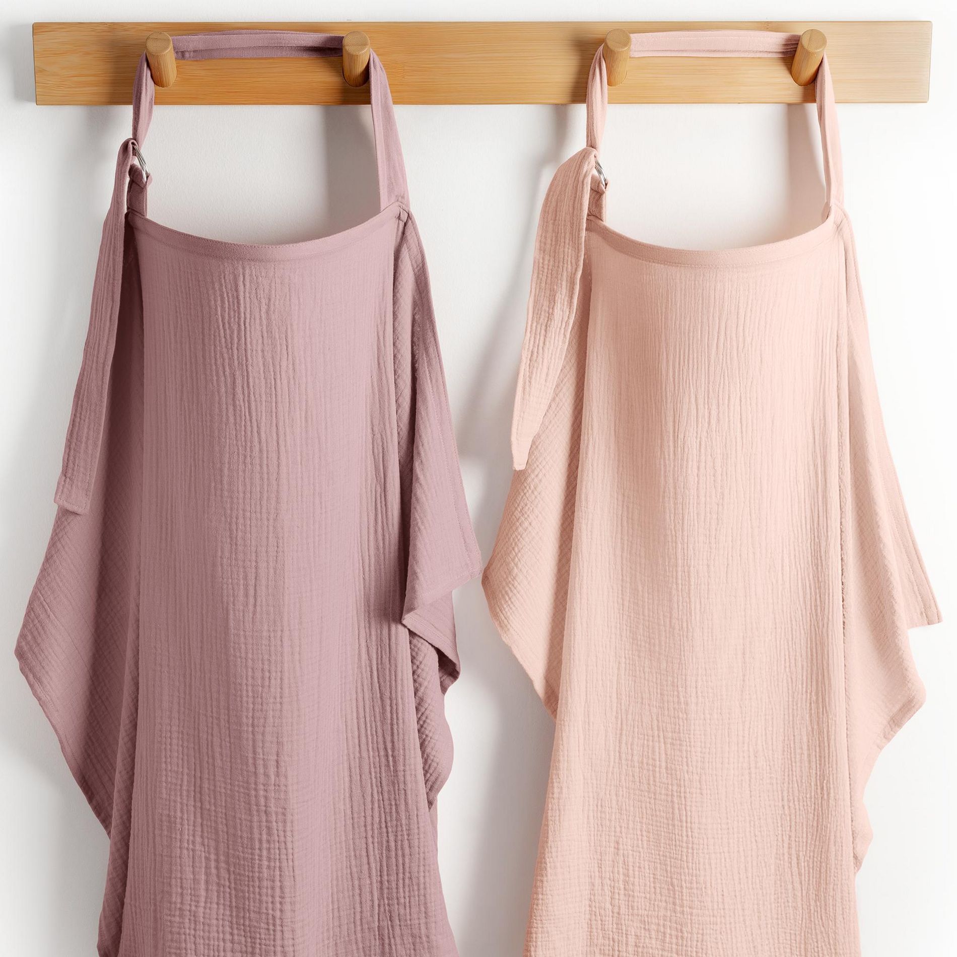 Muslin Nursing Cover for Baby Breastfeeding, Soft & Breathable Breastfeeding Cover for Mom by Comfy Cubs - Pack of 2