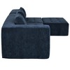 110" Modern Modular Sectional Sofa with 4 Cushions - 4 of 4