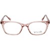Vivid Designer Reading Blue Light Blocking Eyeglasses 912 Crystal Blue 51 mm - 2 of 4