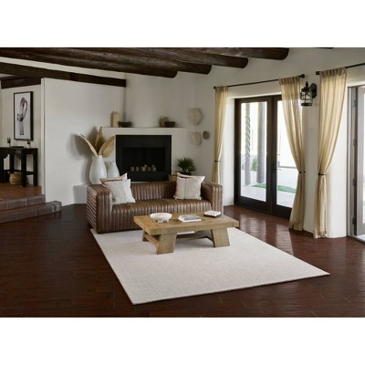 Taupe Herringbone Hand Tufted Wool Area Rug 2' x 3'
