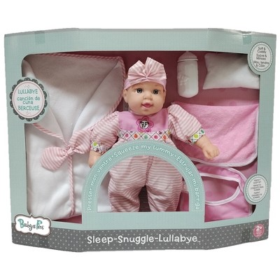 Goldberger Baby's First 13" Sleep, Snuggle, Lullaby Baby Doll 6 Piece Giftset