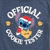 Men's - Lilo and Stitch - Christmas Official Cookie Tester Short Sleeve Graphic T-Shirt - 2 of 4