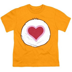 Care Bears Tenderheart Belly Kids T Shirt For Youth  Gold  X Large - 1 of 4