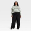 Women's Slim Fit Long Sleeve Mock Turtleneck T-Shirt - Ava & Viv™ - 3 of 3