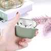 BONGEEK AirPods Pro Case Cover,Soft Silicone Protective Cases Cover Skin for Apple AirPod Pro 2 Charging Case Keychain Front LED Visible,Army Green - 4 of 4