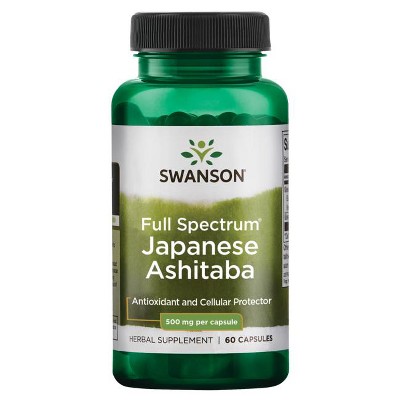 Swanson Full Spectrum Japanese Ashitaba 500 mg 60 Caps.
