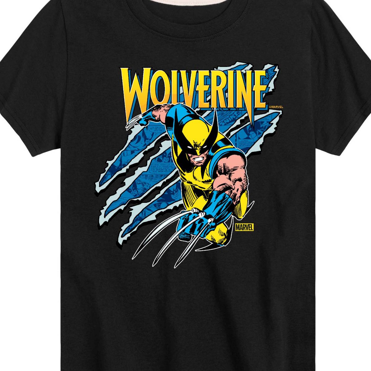 Boys' - Marvel - Wolverine Slash Short Sleeve Graphic T-Shirt - thumbnail 7
