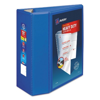 Avery Heavy-Duty View Binder w/Locking EZD Rings 5" Cap Pacific Blue 79817