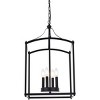 Elegant Lighting Janet 4 lights pendant in black - 3 of 4