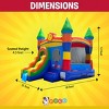 Pogo Bounce House Crossover Bounce House with Slide, No Blower - 2 of 4