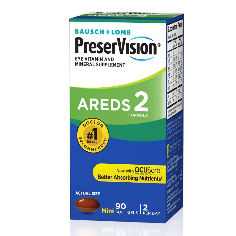 PreserVision AREDS 2 Formula Eye Vitamin & Mineral Supplement Softgels - 90ct, 4 of 9