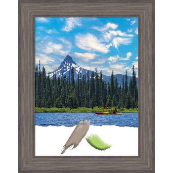 Amanti Art Country Barnwood Wood Picture Frame