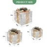 CuisinSmart 3 Pcs Christmas Lighted Gift Boxes, Pre-Lit Gift Present Boxes with Ribbons & Bows, Light Up Xmas Ornaments for Christmas Tree Yard Lawn - 2 of 4