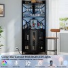 Aheaplus Home 5-layer Corner Wine Cabinet with LED Light Strip and Glass Rack, Corner Display Shelf with Power Socket - 3 of 4