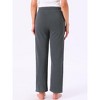 INSPIRE CHIC Cotton Modern Soft Comfy Pajama Bottoms Loungewear Pants with Drawstring - 4 of 4