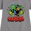 - Teenage Mutant Ninja Turtles - Radical Group Graphic Short Sleeve Fleece Dress - 2 of 4