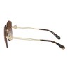Tory Burch TY 6111 334913 Womens Irregular Sunglasses Shiny Light Gold 58mm - 3 of 3