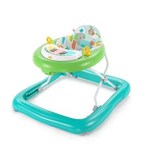 Bright Starts Tiny Trek 2 in 1 Baby Activity Walker Jungle Vines