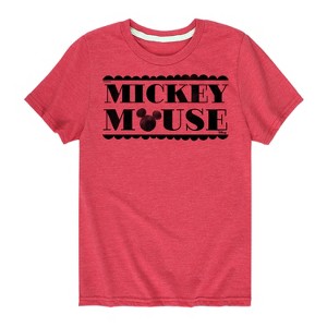 Boys' - Disney - Mickey Mouse Short Sleeve Graphic T-Shirt - 1 of 4