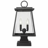Z-Lite Broughton 2 - Light Lantern in  Black - 4 of 4