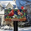 Briarwood Lane Winter Mailbox Cover  - Standard Size - Cardinal and Holly For Winter Mailbox Cover - 2 of 3