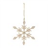 Beaded Metal Snowflake Ornament (Set of 12) - 2 of 2