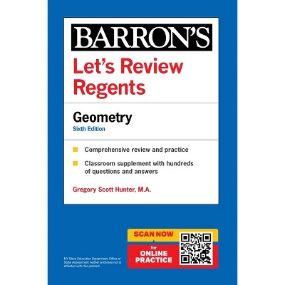 Let's Review Regents: Geometry, Sixth Edition - (Barron's New York Regents) 6th Edition by  Barron's Educational Series & Castagna (Paperback)