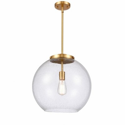 Athens - 1 Light Pendant In Industrial Style-16.38 Inches Tall and 15.75 Inches Wide