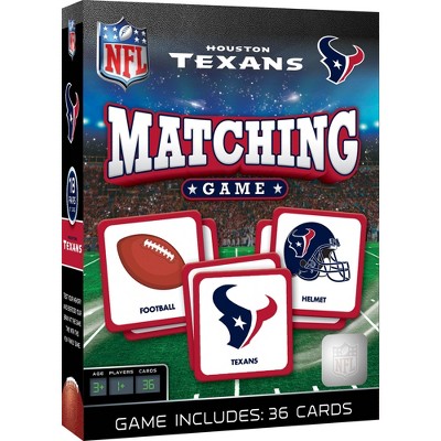 MasterPieces Officially Licensed NFL Houston Texans Matching Game for Kids  and Families