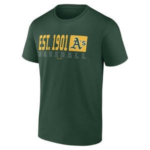 MLB Oakland Athletics Men's Short Sleeve Core T-Shirt - 1 of 3