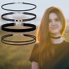 Summit Adventure 4PCS Black Choker Set – Lace & Velvet Gothic Necklaces, Adjustable Layered Chokers for Women - 4 of 4