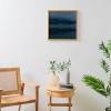 Deny Designs Hannah Kemp Blue Hour Lake Reflection Framed Wall Art Bamboo - 2 of 3