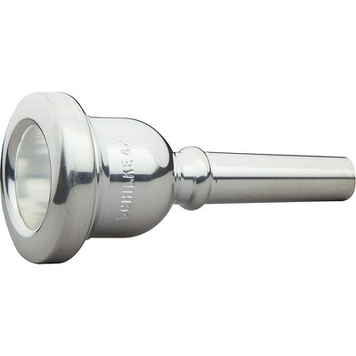 Schilke 4540B Silver Plated Trombone Mouthpiece - Large Shank Professional Brass Instrument